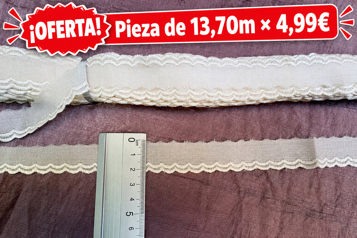 tita beis 1,5cm de ancho